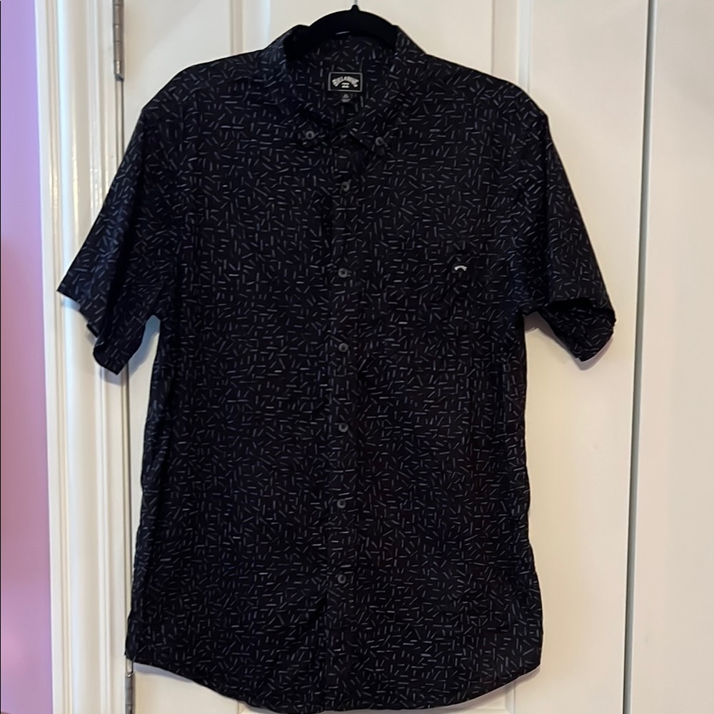 Billabong Black Casual Button Down Shirt